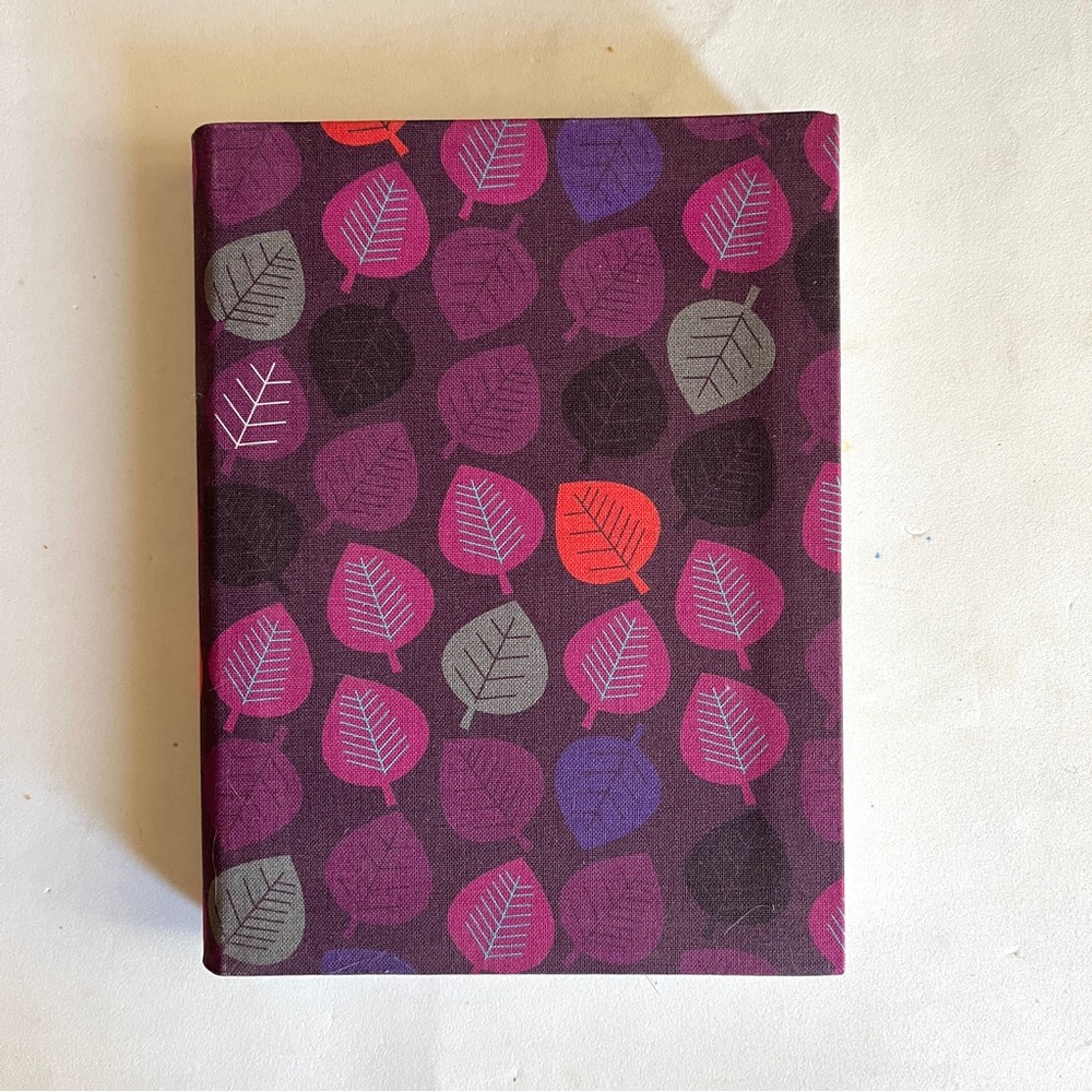 Vibrant Purple and Red Geometric Journal for Office
